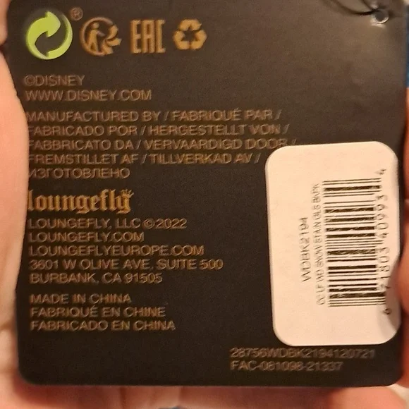 New With Tags Loungefly Stained Glass Snow White Mini Backpack Exclusive - Picture 2 of 7